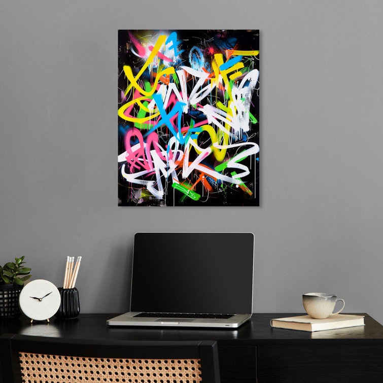 Notori Art Urban Evasion II Canvas Graffiti Inspired Wall Art By